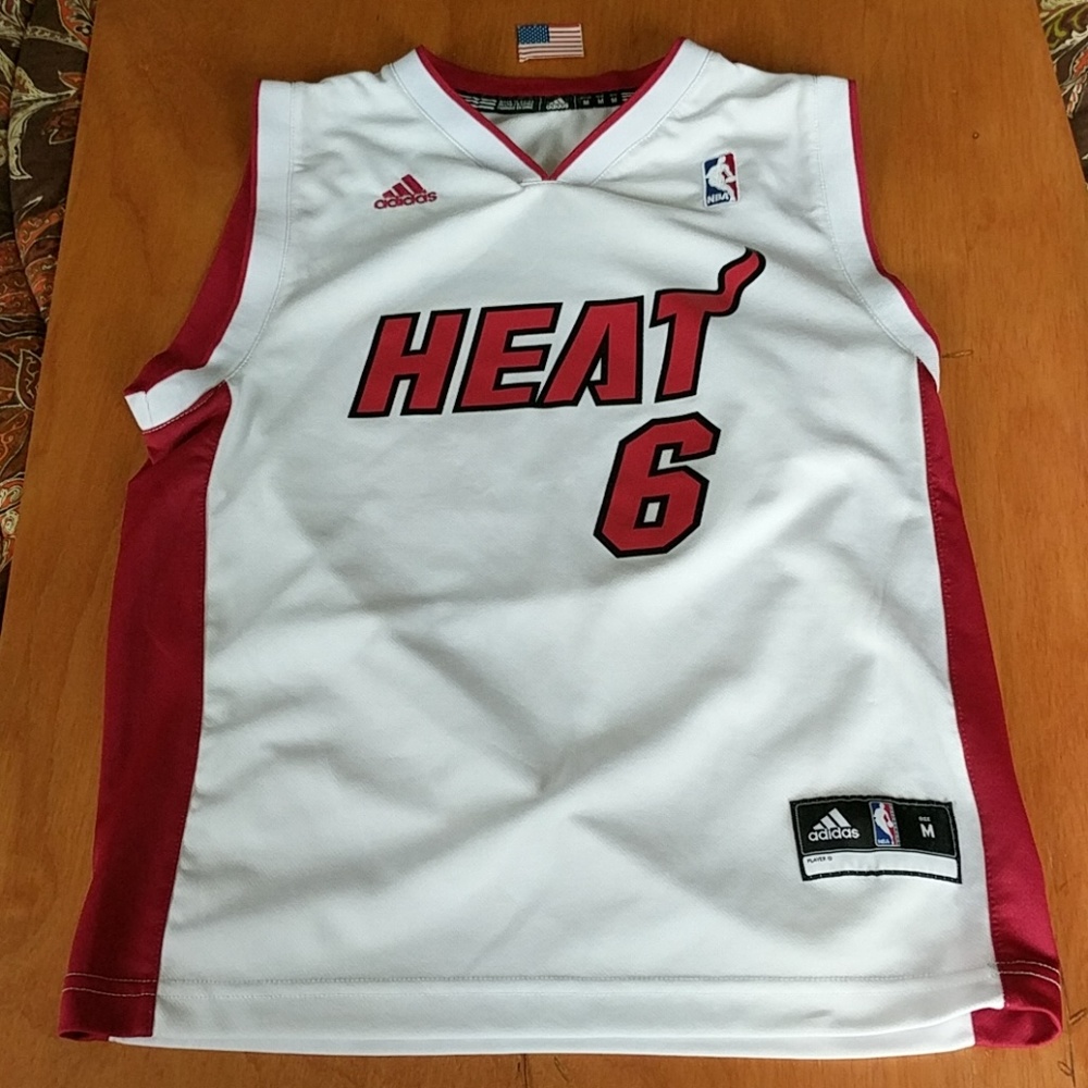 Lebron James Adidas Miami Heat Jersey